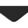 INLINE mouse pad with wrist-rest,  textile, black (55262)