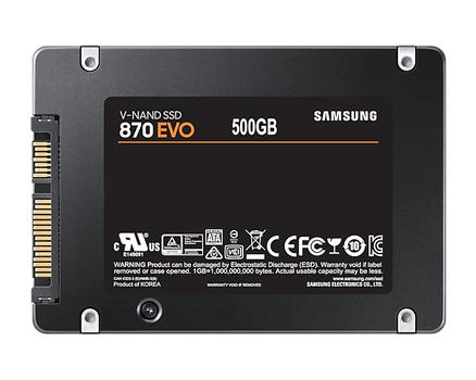 SAMSUNG 870 Evo 500 Gb 2.5" Serial  (MZ-77E500BW)