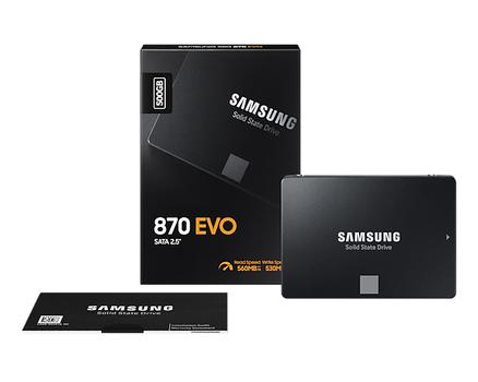 SAMSUNG 870 Evo 500 Gb 2.5" Serial  (MZ-77E500BW)