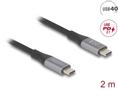 DELOCK USB 40 Gbps Cable USB-C Male-Male PD 3.1 240W E-Marke