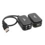 INLINE USB Extender up to 60m over RJ45 Patch Cable Cat.5e or better