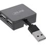 INLINE USB 2.0 4-Port Hub, USB-A male to 4x USB-A female, cable 4cm