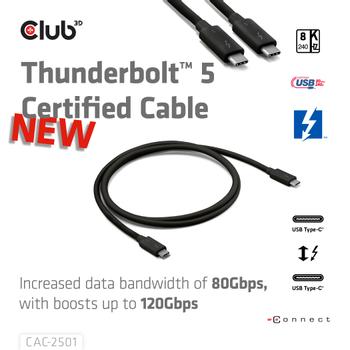 CLUB 3D ThunderboltT 5 Certified (CAC-2501)