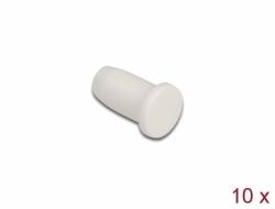 DELOCK Fiber optic dust cap for 1.25 mm ferrule 10 pcs white (86846)