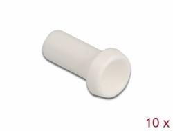DELOCK Fiber optic dust cap for 2.50 mm ferrule 10pcs white (86845)
