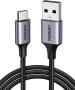 UGREEN 60124 USB-kabel USB 2.0 0,25 m USB A USB C Sort
