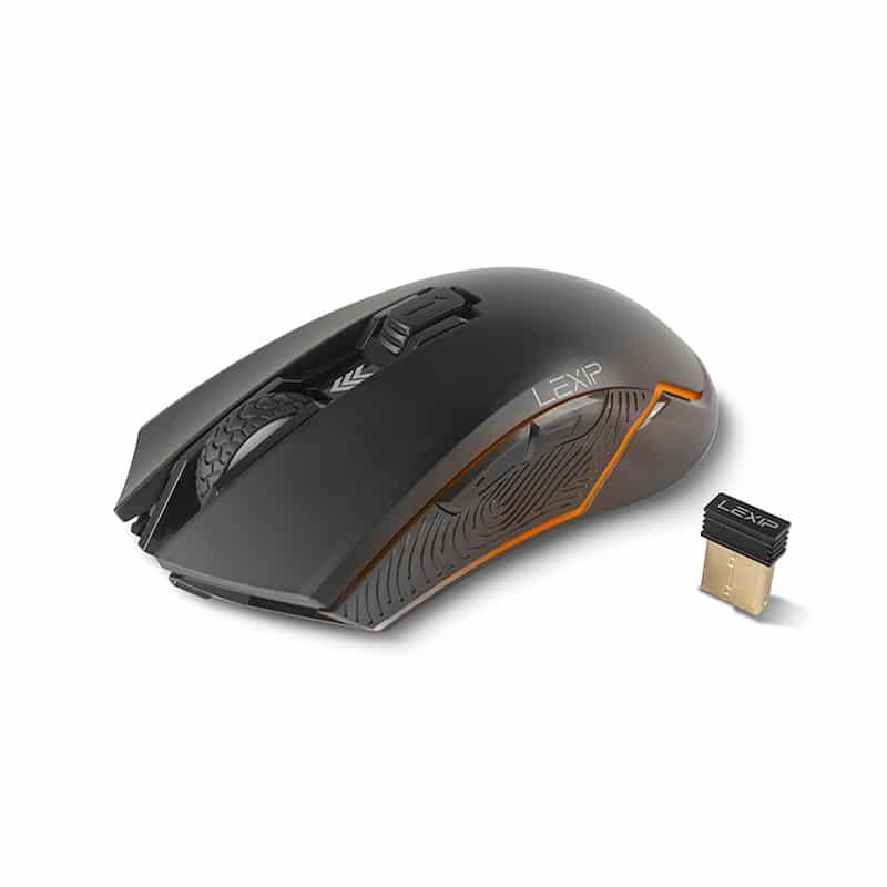 AR18 - mouse - Wi-Fi - Mus - Optisk - 6 - Svart