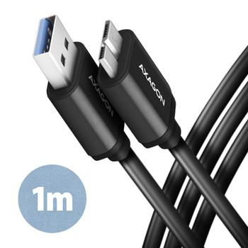AXAGON BUMM3-AM10AB SPEED Micro-B USB <> USB-A 3.2 Gen 1 Kabel 1 m (BUMM3-AM10AB)