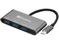 SANDBERG USB-C to 3xUSB 3.0 Hub + PD