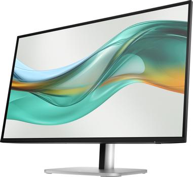HP 527pu - Series 5 Pro - LED-skärm - 27" - 2560 x 1440 QHD - IPS - 350 cd/m² - 1500:1 - 5 ms - HDMI, DisplayPort,  USB-C - gagatsvart,  natural silver and jet black (stand) (9E0G5AA#ABB)