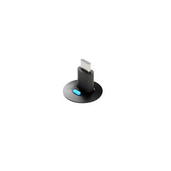 OCHNO Pull-Out Socket w LED button black (O-POS-LED-BL-1)
