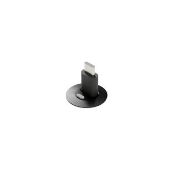 OCHNO Pull-Out Socket w LED button black (O-POS-LED-BL-1)