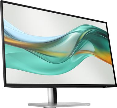 HP 527pu - Series 5 Pro - LED-skärm - 27" - 2560 x 1440 QHD - IPS - 350 cd/m² - 1500:1 - 5 ms - HDMI, DisplayPort,  USB-C - gagatsvart,  natural silver and jet black (stand) (9E0G5AA#ABB)