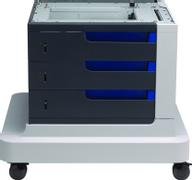 HP LaserJet 3x500-sheet pappersmatare och stativ