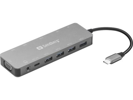 SANDBERG USB-C 13-in-1 Travel Dock (136-45)