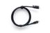 OCHNO USB-C cable passive coax, screw, black, 2m