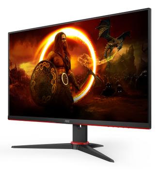 AOC Gaming 24G2SAE/ BK - LED monitor - gaming - 24" (23.8" viewable) - 1920 x 1080 Full HD (1080p) @ 165 Hz - VA - 350 cd/m² - 1 ms - 2xHDMI, DisplayPort (24G2SAE/BK)