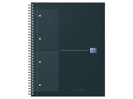 OXFORD Notatbok OXFORD int. A4+ rutet sort (400191148)