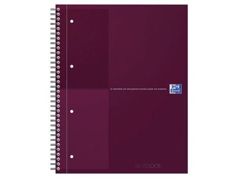 OXFORD Notatbok OXFORD Int. A4+ linjer rød (400194459*5)