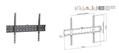 EQUIP 37"-70" Fixed Tv Wall Mount (650330)