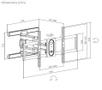 EQUIP 43"-100" Full Motion Tv Mount  (650348)