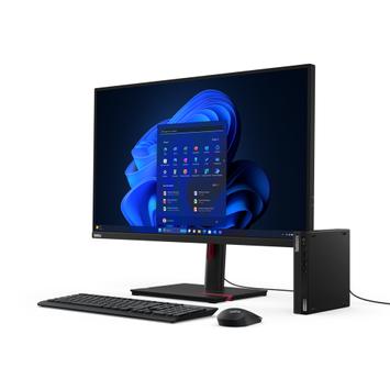 Lenovo ThinkCentre M70q Gen 5 Intel® Core™ i5 i5-14400T 16 GB DDR5-SDRAM 512 GB SSD Windows 11 Pro Mini PC Mini-PC Schwarz (12TD0017PB)
