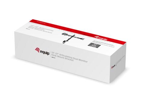 EQUIP 13"-27" Articulating mon. desk (650115)