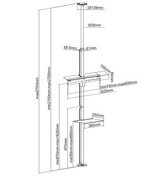 Equip 37"-65" Motorized Remote (650606)