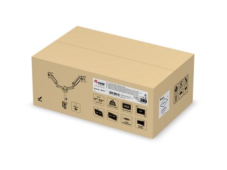 EQUIP 17"-32" Dual Monitor Desk (650133)