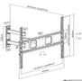 EQUIP 37"-70" Articulating Tv Wall (650342)
