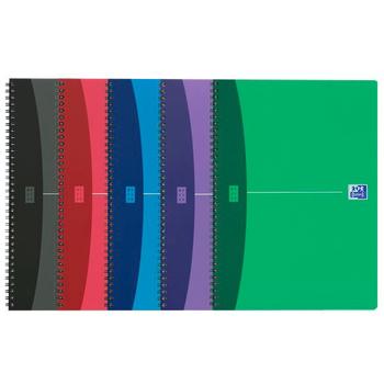 OXFORD Urban Mix notesbog A4 linjeret assorteret (100101523)