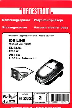 HANESTRÖM Dustbag to fit Ide line Mistral lux 5p (H282)