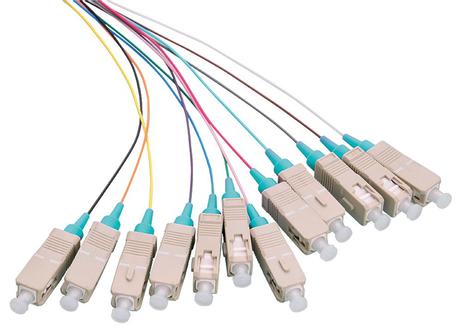 LOGON Fiber Pigtail Set 12x SC OM3 (LFP025)