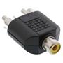 INLINE Audio Adapter RCA female to 2x RCA male