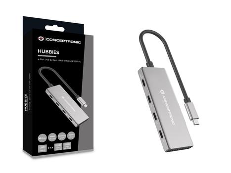 CONCEPTRONIC Interface Hub Usb 3.2 Gen 2  (HUBBIES16G)
