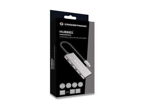 CONCEPTRONIC Interface Hub Usb 3.2 Gen 2  (HUBBIES16G)