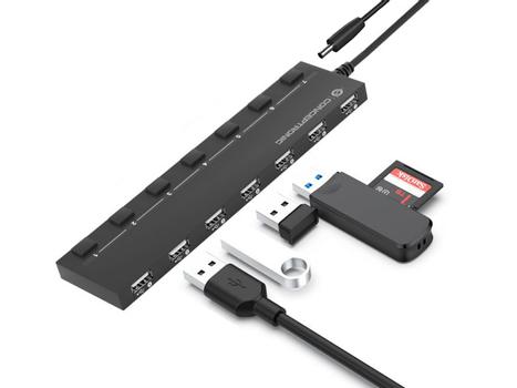 CONCEPTRONIC Hubbies 7-Port Usb 2.0 Hub (HUBBIES08B)