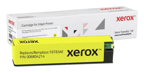 XEROX Everyday - High Yield - yellow - compatible - ink cartridge (alternative for: HP F6T83AE) - for HP PageWide Managed P55250, PageWide Pro 452, 477, 552, 577, MFP 477 (006R04214)