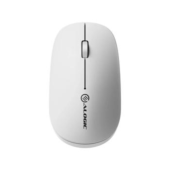 ALOGIC Echelon Bluetooth USB-C Rechargeable 4 Keys Mouse - White (AMBT4KWH)