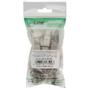 INLINE Crimp Connector RJ45 8P8C shielded with threader + bend protection grey 10 pcs. (74510)