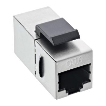 INLINE RJ45 Module female to female SNAP-In Cat.6 STP (74206B)