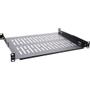 INLINE 19" shelf, 350mm, 50kg, 1U, RAL 9005 black