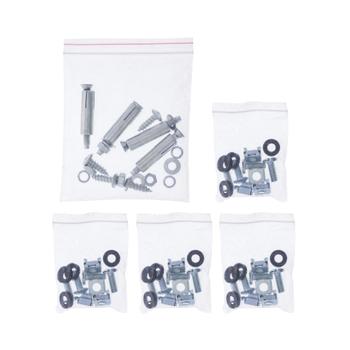 INLINE 19" rack for under-table mounting, 4U, black (19105D)