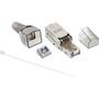 INLINE RJ45 plug Cat.6A 500MHz, field-installable, shielded