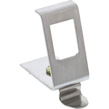 INLINE Keystone Mounting for DIN rail, 1-port, metal (76203A)