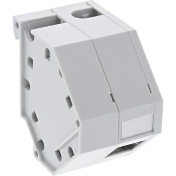 INLINE Keystone SNAP-In Fiber Keystone module holder, 1-port for DIN rail (76203C)