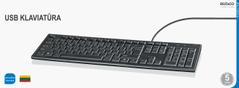 DELTACO Wired keyboard, Lithuanian layout, black
