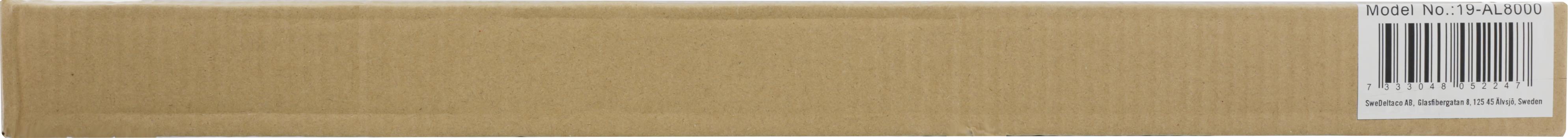 DELTACO adjustable L-profile for rack, 609 mm, 80-100 depth (19-AL8000)