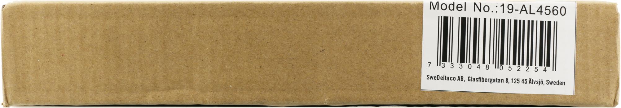 DELTACO adjustable L-profile for rack, 309 mm, 45-60 depth (19-AL4560)