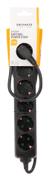 DELTACO Outlet 6xCEE 7/3 1xCEE 7/7 1,5m Black